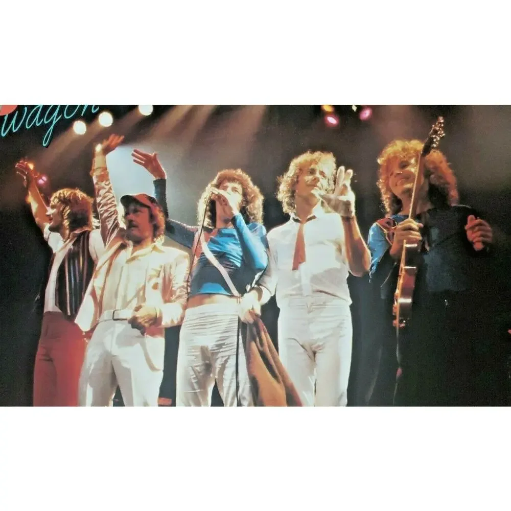 Vintage 1981 REO Speedwagon Concert Poster Cat. No. 43 32